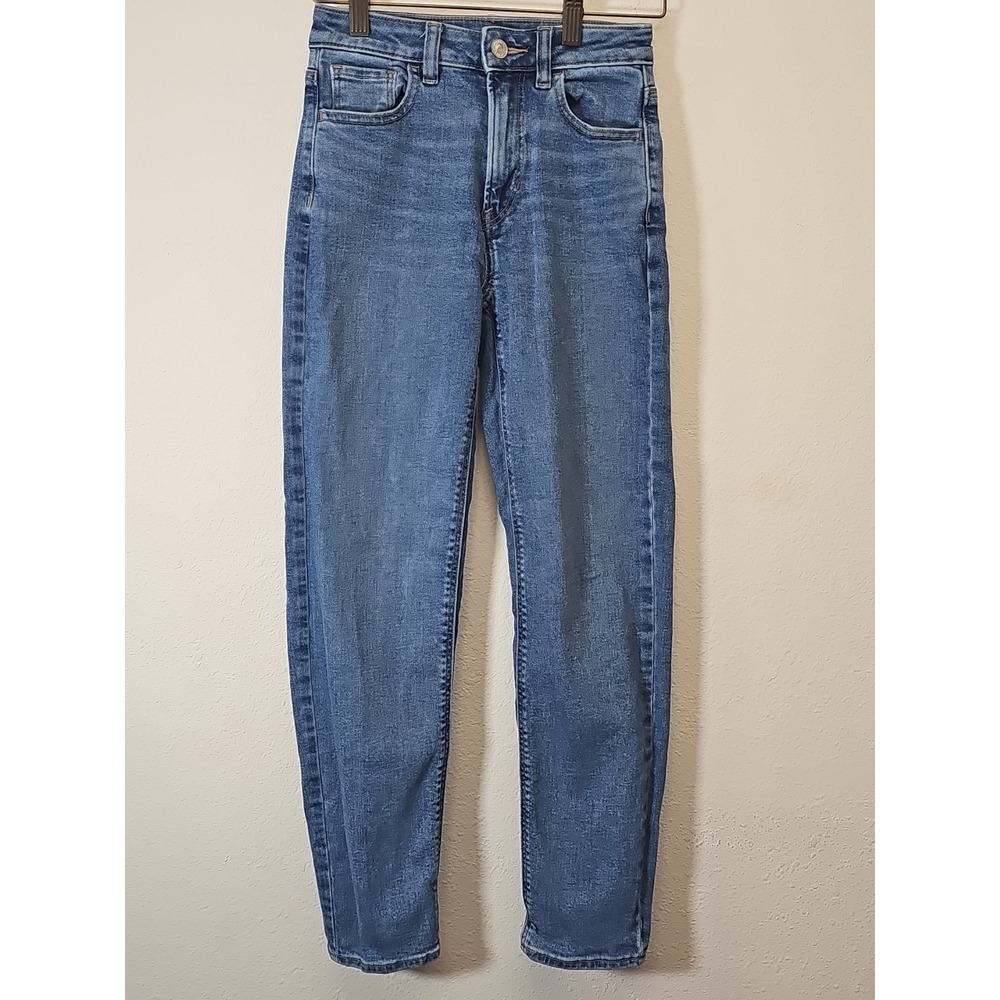 American Eagle Women's Stretch‎ Mom Jeans Size 000